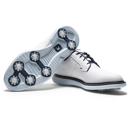 Footjoy Men's Golf Shoes | Traditions | White/Navy/Blue