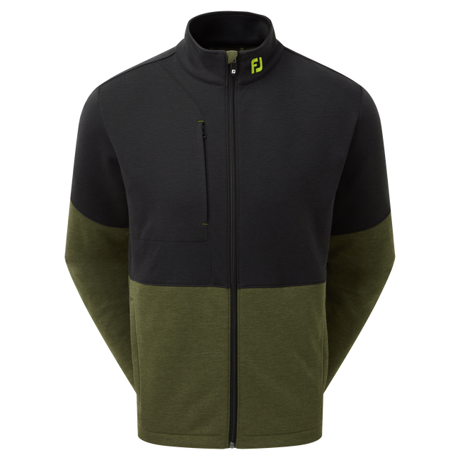 Titleist / Footjoy Golf Apparel | EU Col Block Full Zip Blk / Ol