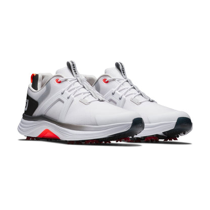 Footjoy Men's Golf Shoes | HyperFlex | White/Black/Red
