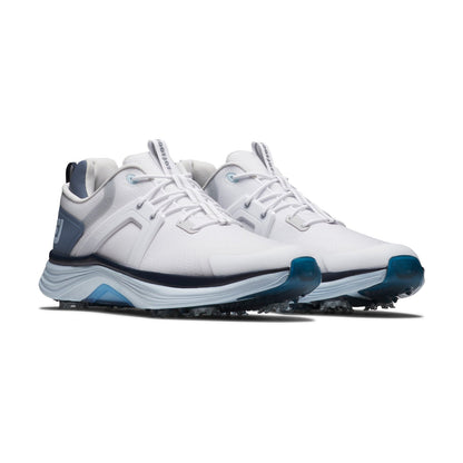 Footjoy მამაკაცის გოლფის ფეხსაცმელი | HyperFlex | თეთრი/მუქი ნაცრისფერი/ლურჯი