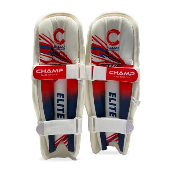 CHAMP JUNIOR ELITE MOULDED BATTING PADS - RED/BLUE