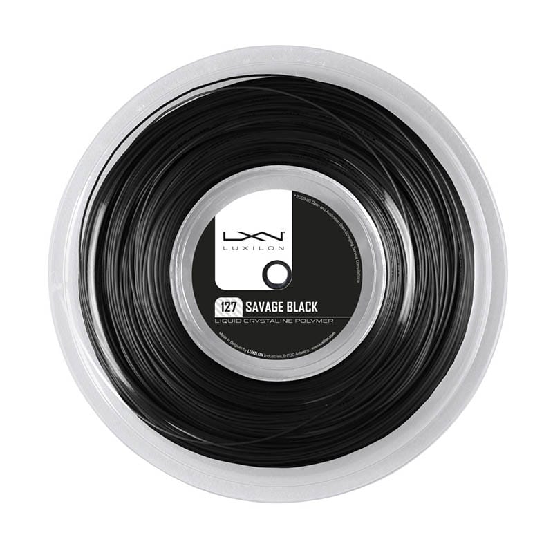 Wilson Strings | Luxilon Strings | Luxilon Savage Black 127 Coil SL018