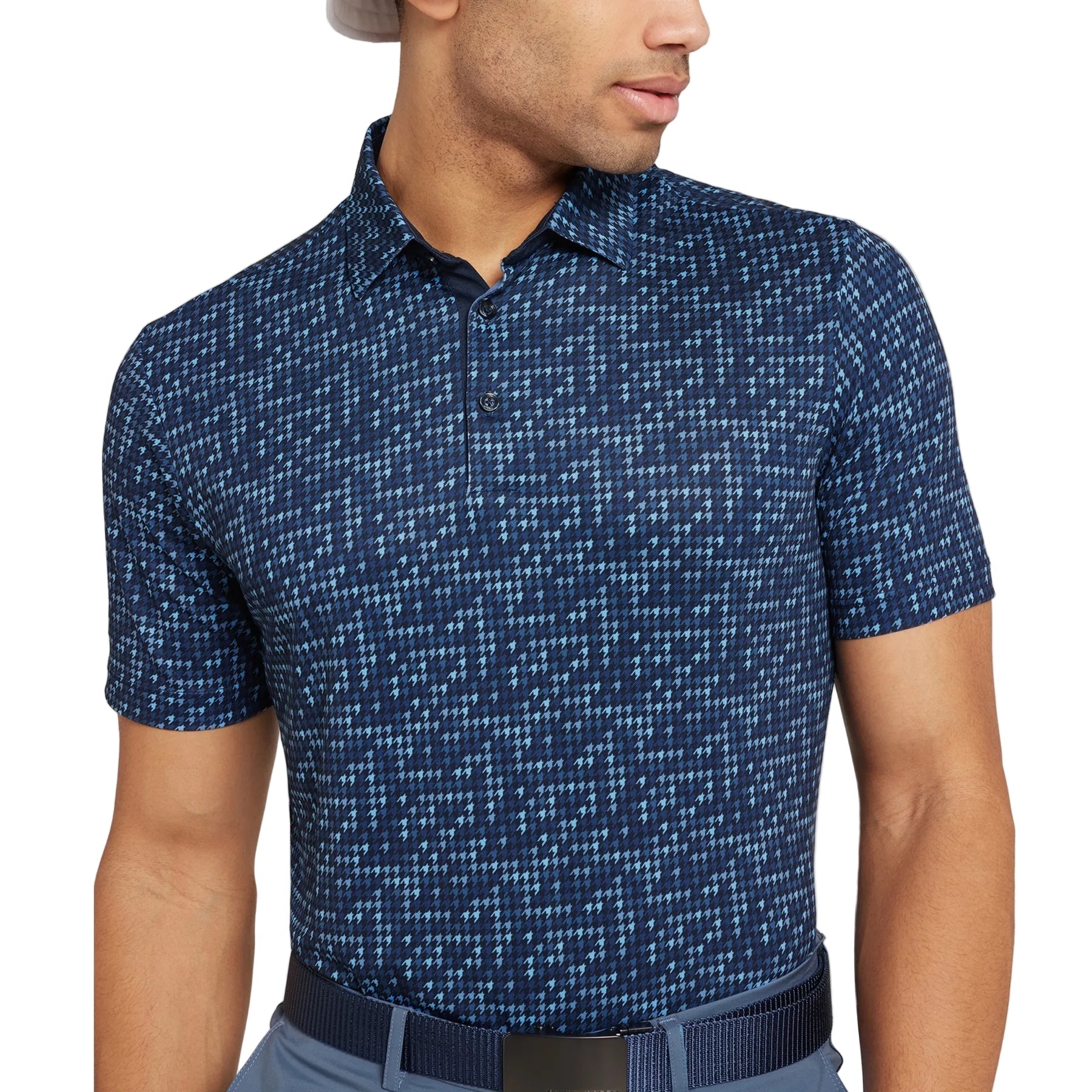 Galvin Green Men`s Golf Shirt | Marlo | Moonlight Blue/Navy