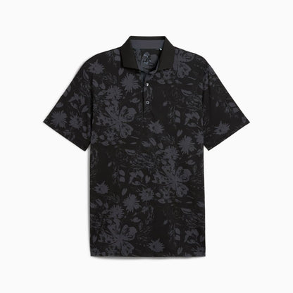 Puma Men's Golf Shirt | Mattr Rose Polo | Black Strong Gray