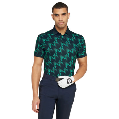 Galvin Green Men`s Golf Shirt | Miles | Navy/Golf Green