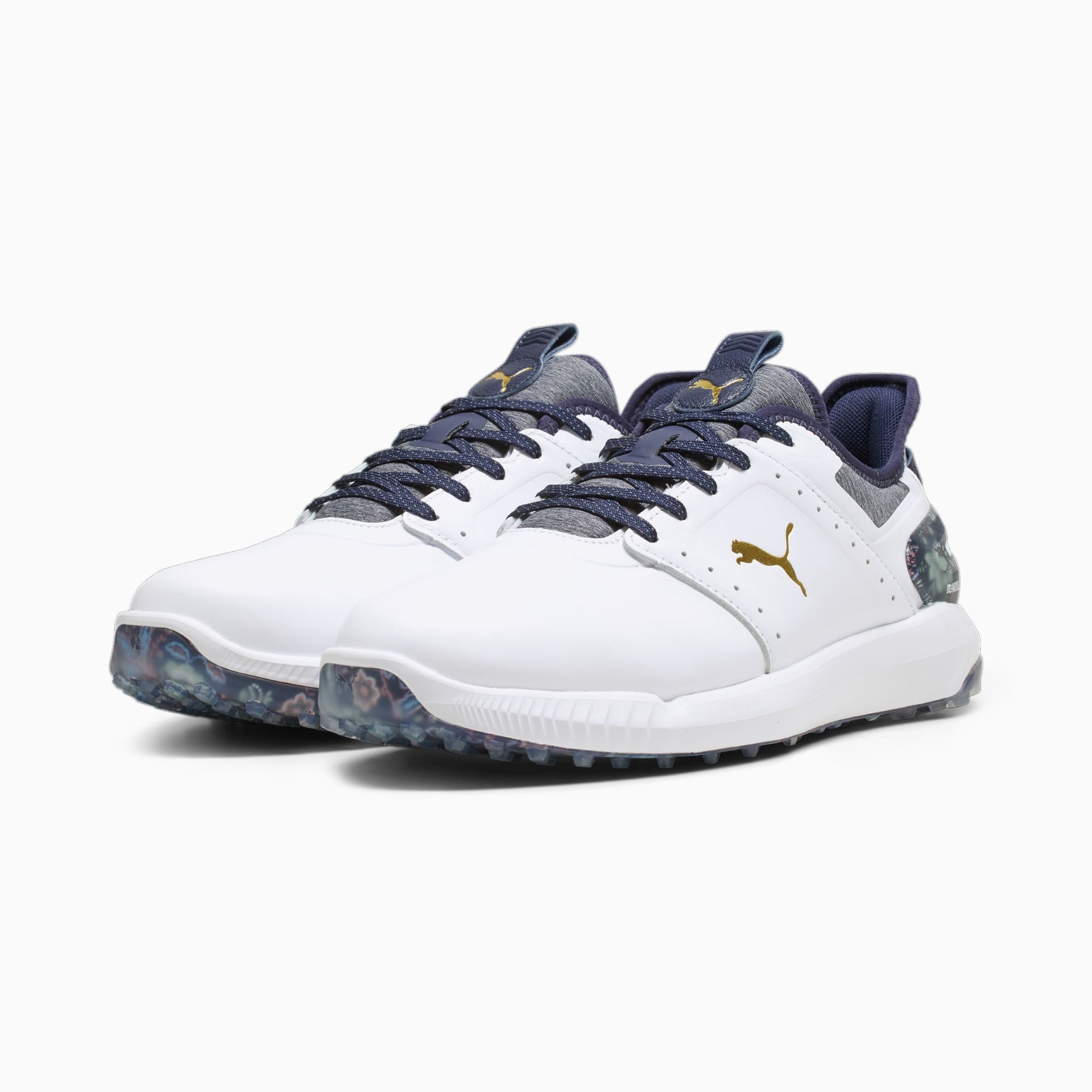 Puma Men's Golf Shoes | Liberty Ignite Elevate | White Navy