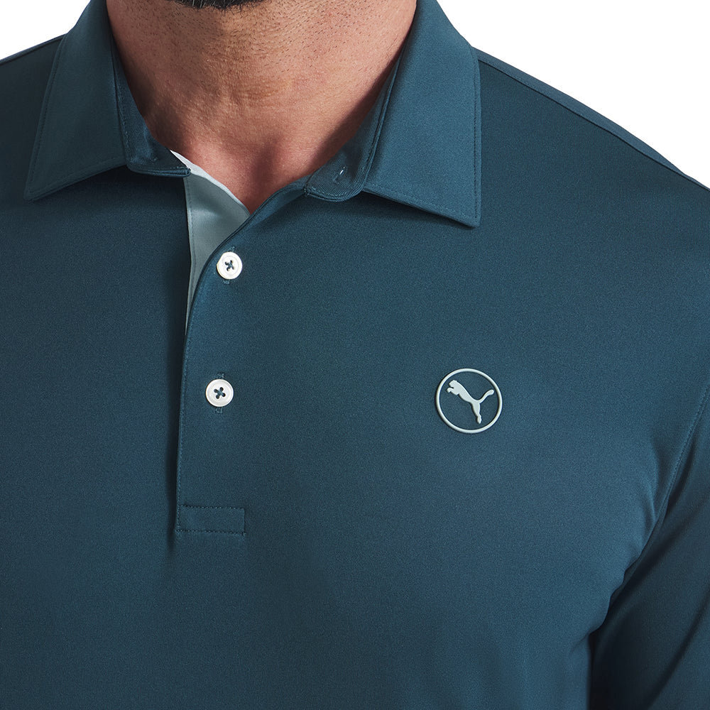 Puma Men's Golf Shirt | Pure 2.0 Polo LC | Green Terrain