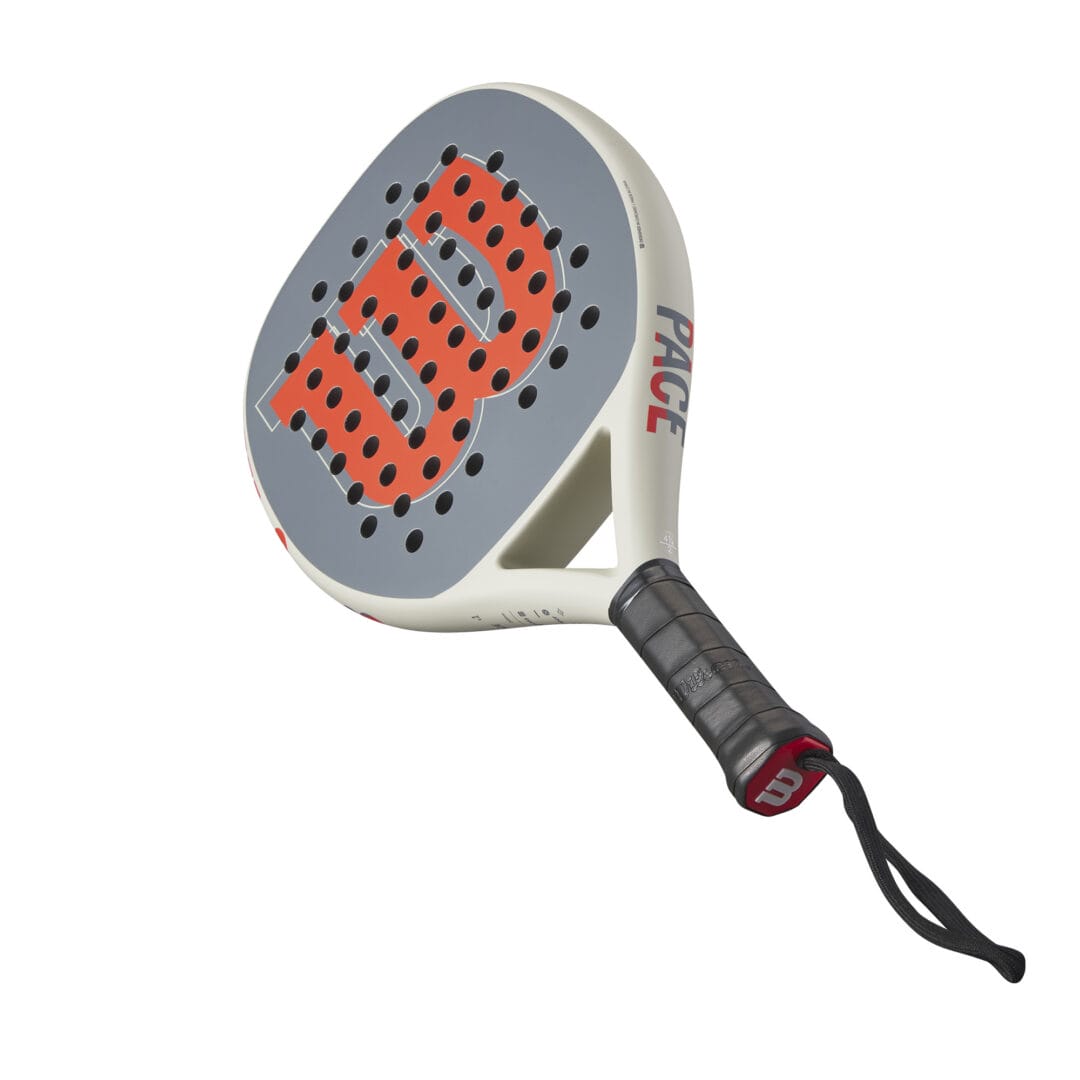 Wilson Padel | Padel Rackets | Pace Padel Racket V1 Red/Grey L2 PR012
