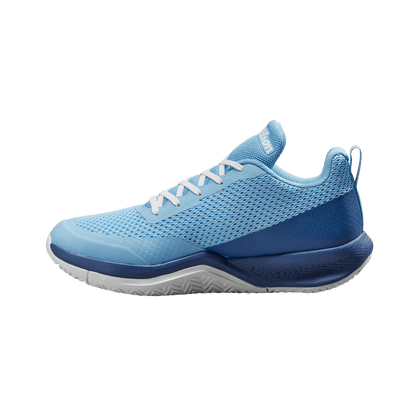 Wilson Padel Footwear | Ladies Rush Pro Lite Bonnie Blue / Deja Vu Blue / White