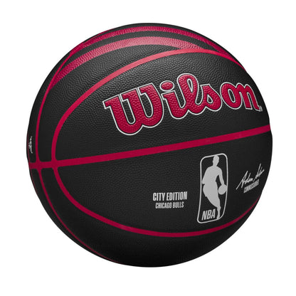 Wilson Team Sports | Basketball | NBA Basketball NBA Team City Collector Chi Bulls Size 7 TS082