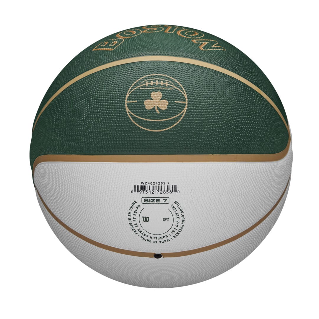 Wilson Team Sports | Basketball | NBA Basketball NBA Team City Edition Bos Celt Size 7 TS086