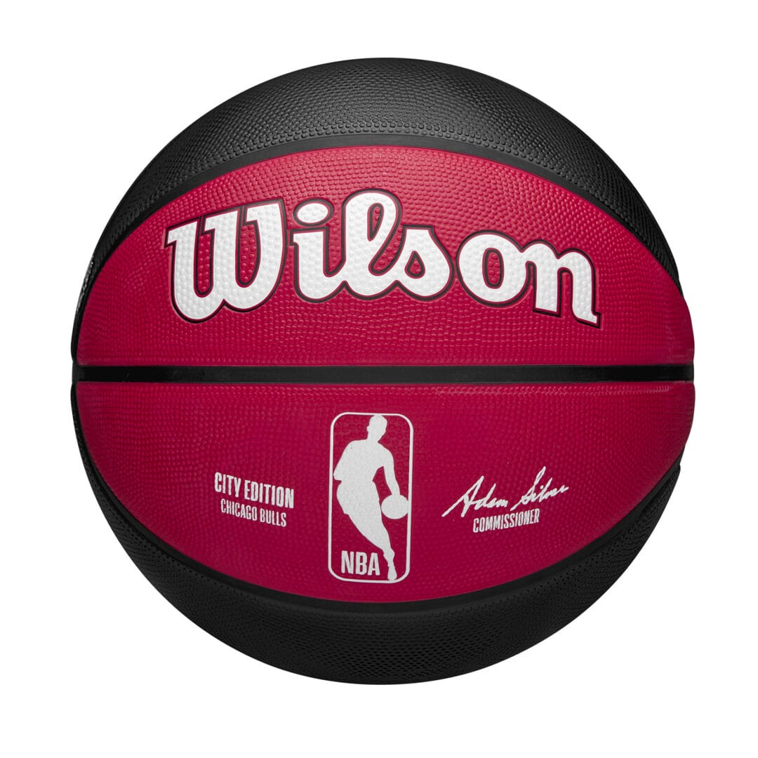 Wilson Team Sports | Basketball | NBA Basketball NBA Team City Edition Chi Bull Size 7 TS087