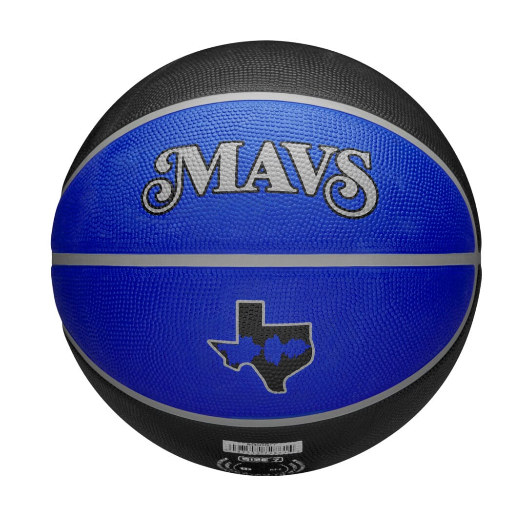 Wilson Team Sports | Basketball | NBA Basketball NBA Team City Edition Dal Mav Size 7 TS089