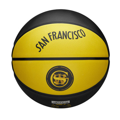 Wilson Team Sports | Basketball | NBA Basketball NBA Team City Edition Gs Warriors Size 7 TS090