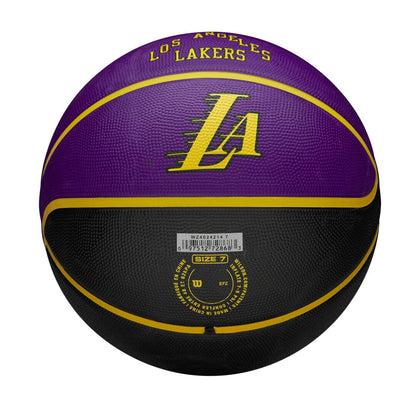 Wilson Team Sports | Basketball | NBA Basketball NBA Team City Edition La Laker Size 7 TS091