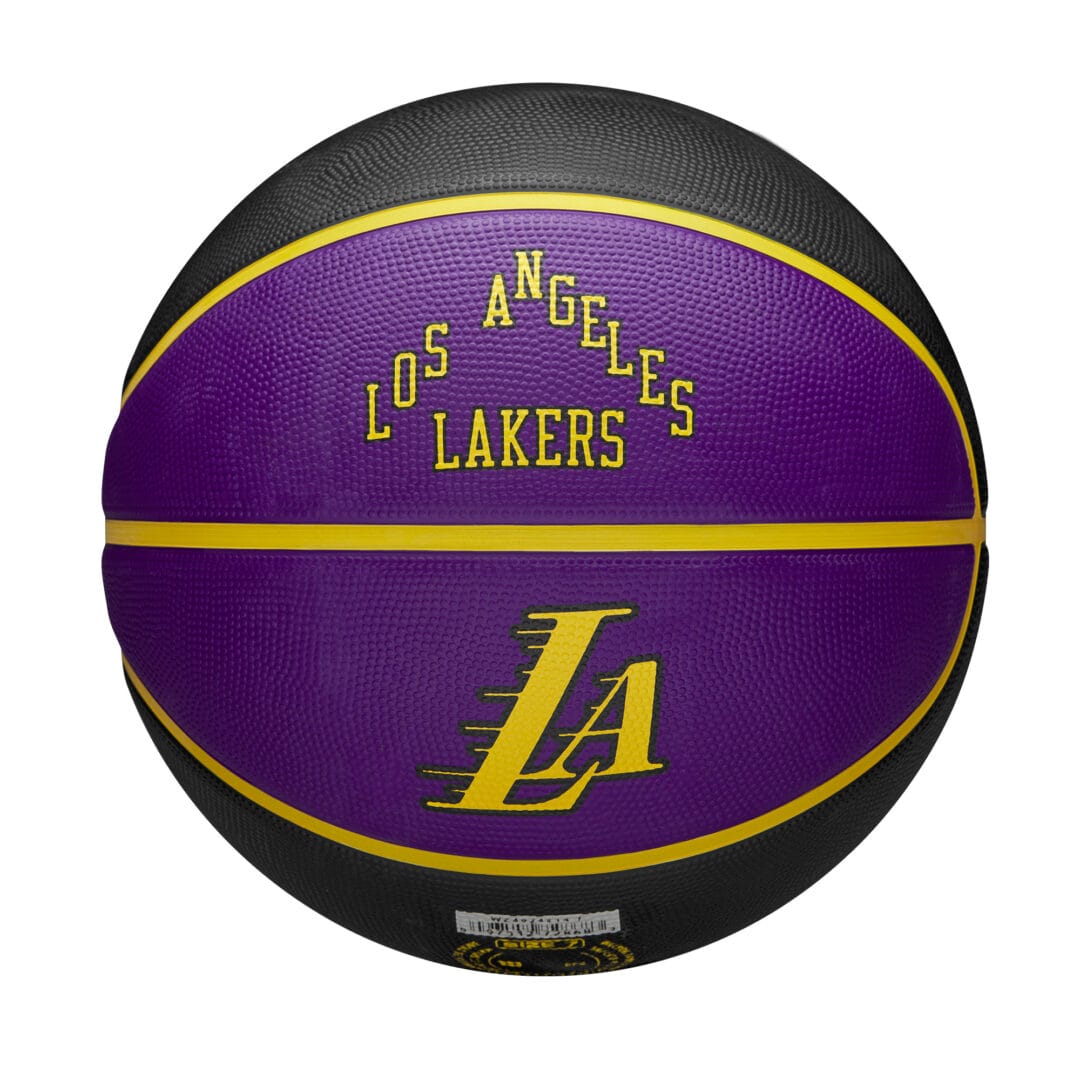 Wilson Team Sports | Basketball | NBA Basketball NBA Team City Edition La Laker Size 7 TS091