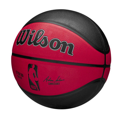 Wilson Team Sports | Basketball | NBA Basketball NBA Team City Edition Mia Heat Size 7 TS092