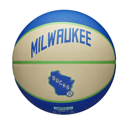 Wilson Team Sports | Basketball | NBA Basketball NBA Team City Edition Mil Bucks Size 7 TS093