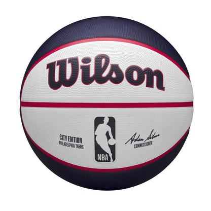 Wilson Team Sports | Basketball | NBA Basketball NBA Team City Edition Phi 76er Size 7 TS094