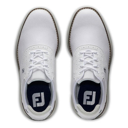 Footjoy Junior Golf Shoes | Traditions | White/White/Gray