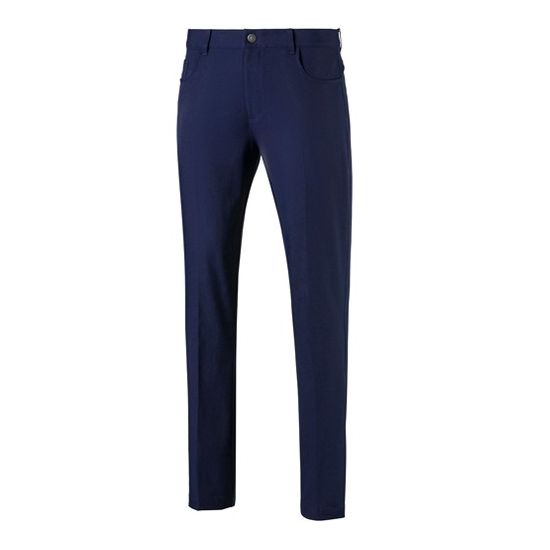 MEN'S PUMA 5 POCKET PANTS - PEACOAT