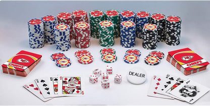 NFL Unisex-Adult 300-Piece Casino Style Poker Chip Set