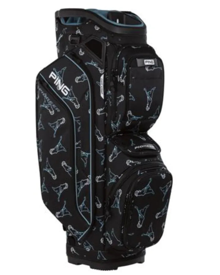 Ping Golf Cart Bag | Pioneer 244 | Black-Blue