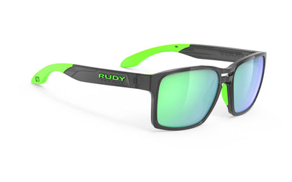 [SP576195-0000] Rudy Project Sunglasses | Spinair 57 (Spinair 57 Crystal Graphite - Polar 3FX HDR Multilaser Green)