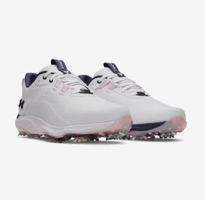 [6006119-100-13] Under Armour Mens Golf Shoes | Drive Pro Clone LE | White (12)