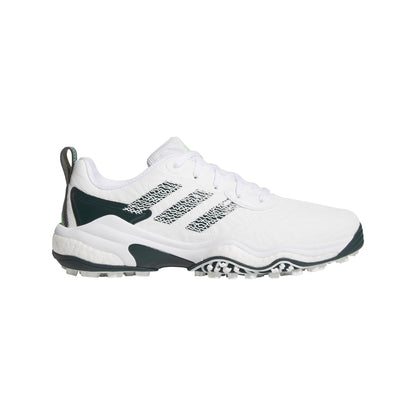 [JI4163105] Adidas Mens Golf Shoe | Codechaos 25 Spikeless | White - Ivy - Lime (UK10.5)