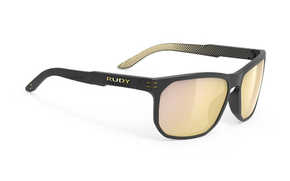 [SP135706-0003] Rudy Project Sunglasses | SOUNDRISE (Soundrise Black Matte Ice Gold Pattern - Multilaser Gold)
