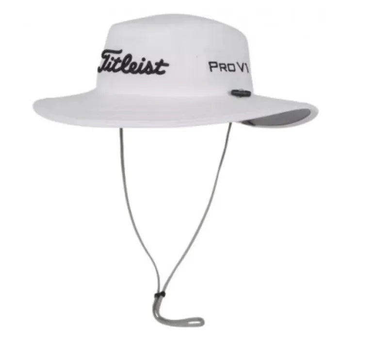 [HOS-1801] Titleist Golf Hat | Tour Aussie (White, 2025)