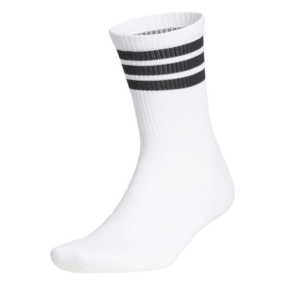 [JI741668] Adidas Golf Socks | Half-Crew 3-Stripes | White (6 to 8)