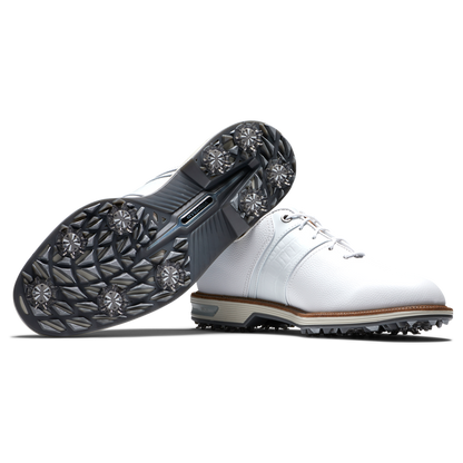 [53908105W] Footjoy Mens Golf Shoes | Premiere Series Packard 29 (White, UK9.5)