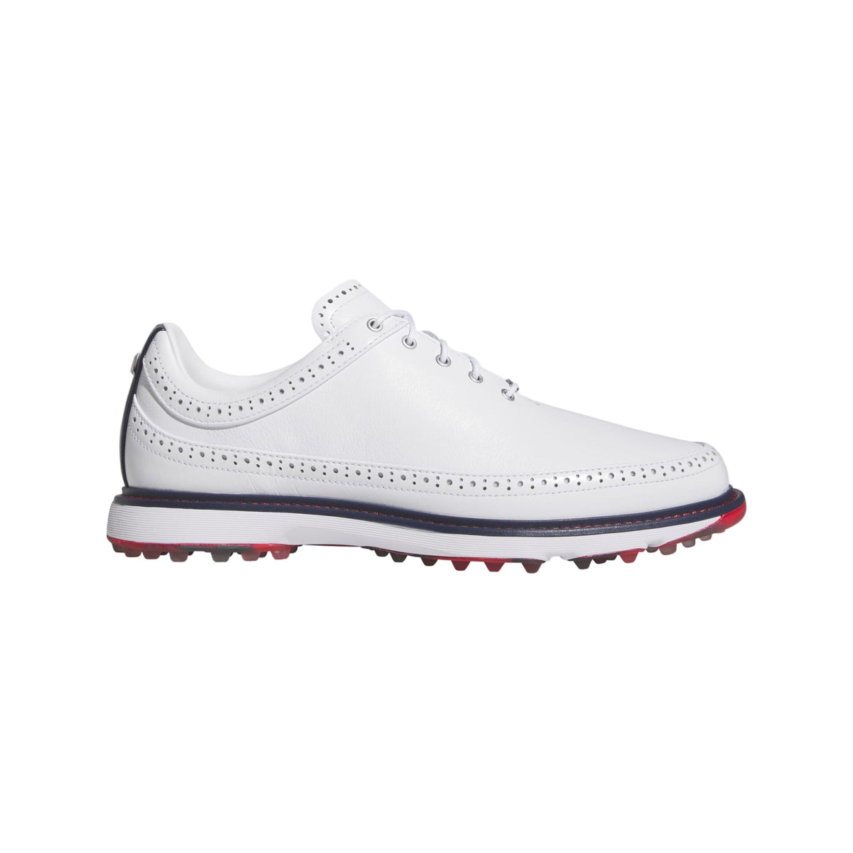 [JH6144115] Adidas Mens Golf Shoes | MC80 | White-Navy-Red (UK11.5)
