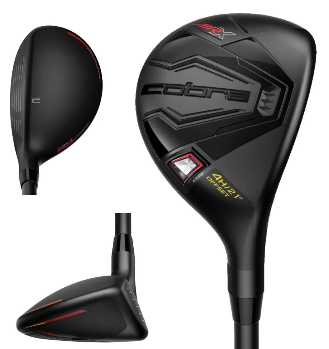 Cobra Golf Clubs | Hybrids | Air-X 2 (Left, 19 (3 Hybrid), Extra stiff)