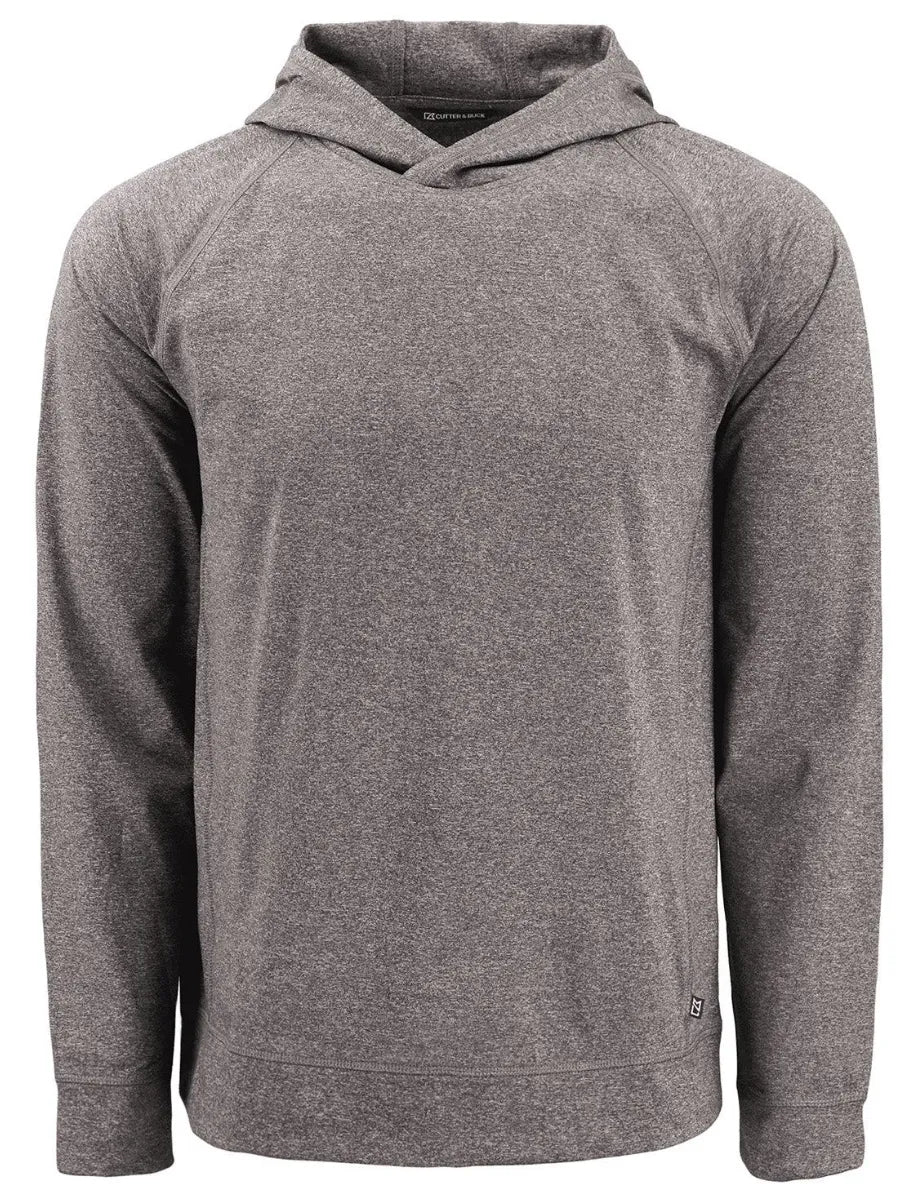 Cutter and Buck Mens Golf Hoodie | Adapt Eco Branded | Charcoal Grey