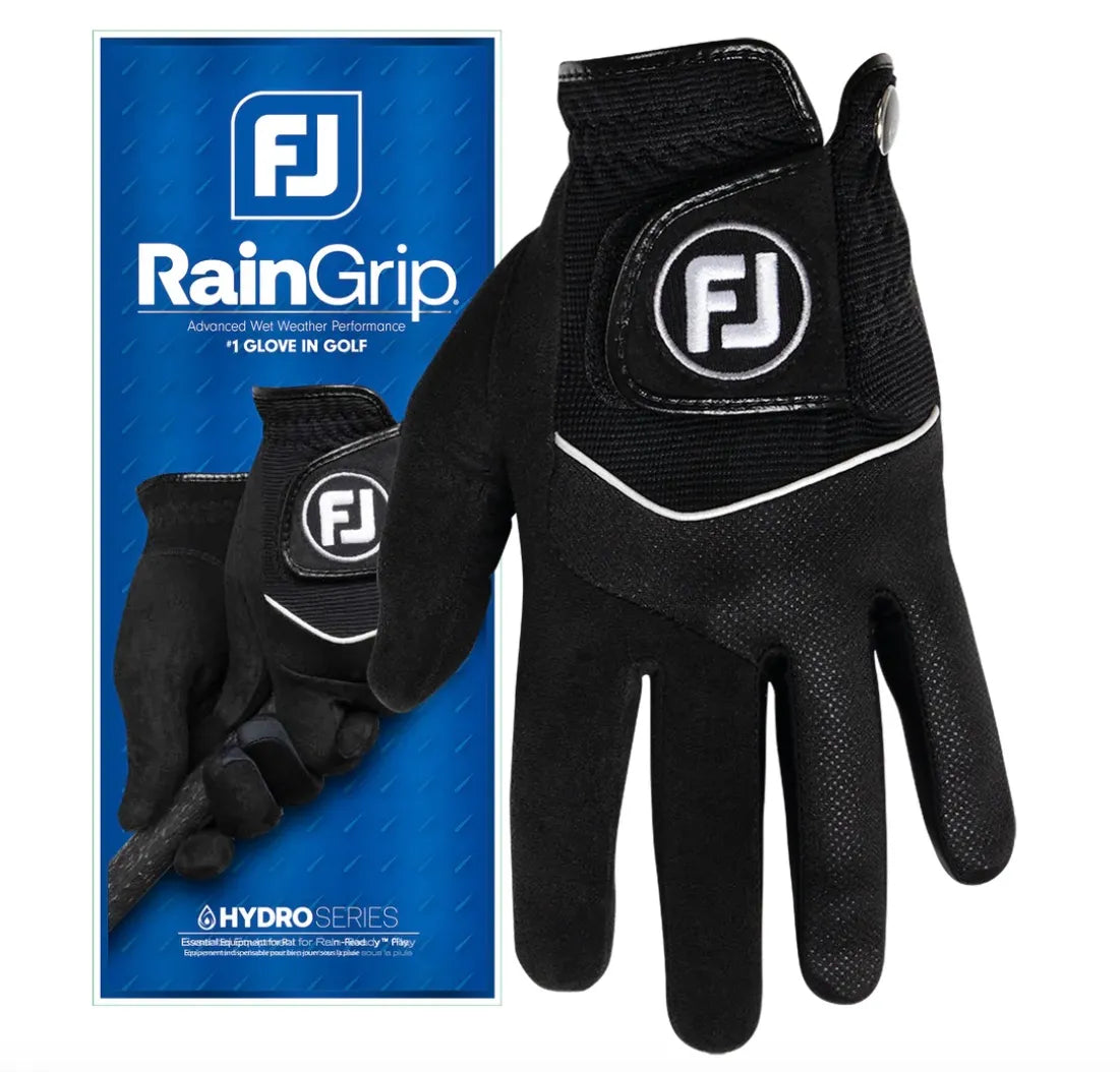 [66106E-001-M] Footjoy Mens Golf Gloves | Raingrip 2025 (Left, M)