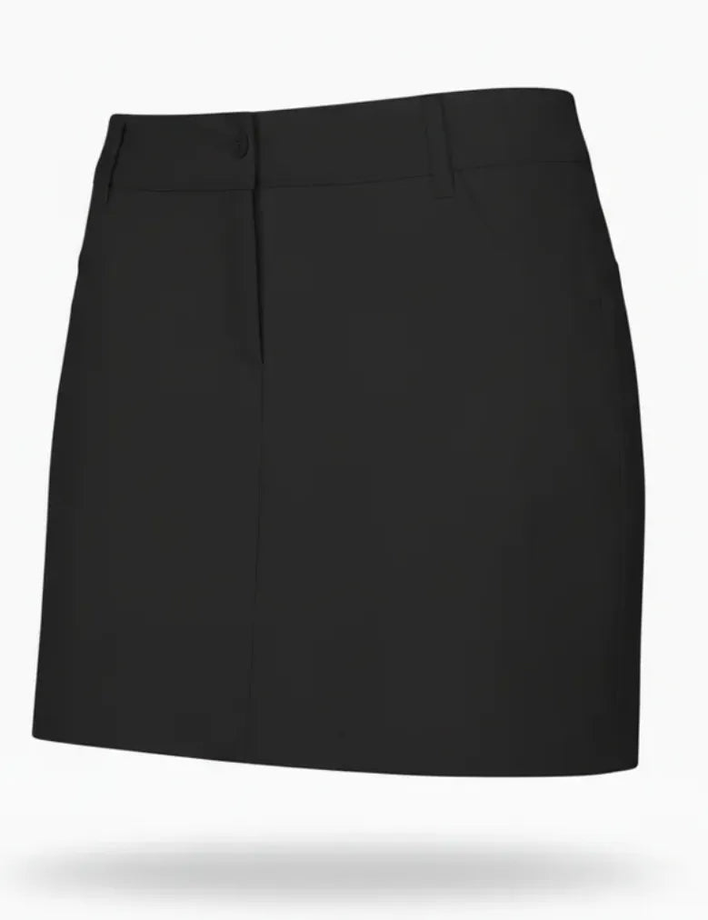 Swagg Womens Skorts | Woven Pull-Up | Black