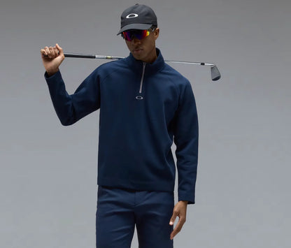 [HOS-2158] Oakley Mens Golf Pullover | Platform | Quarter Zip | Abyss (2XL)