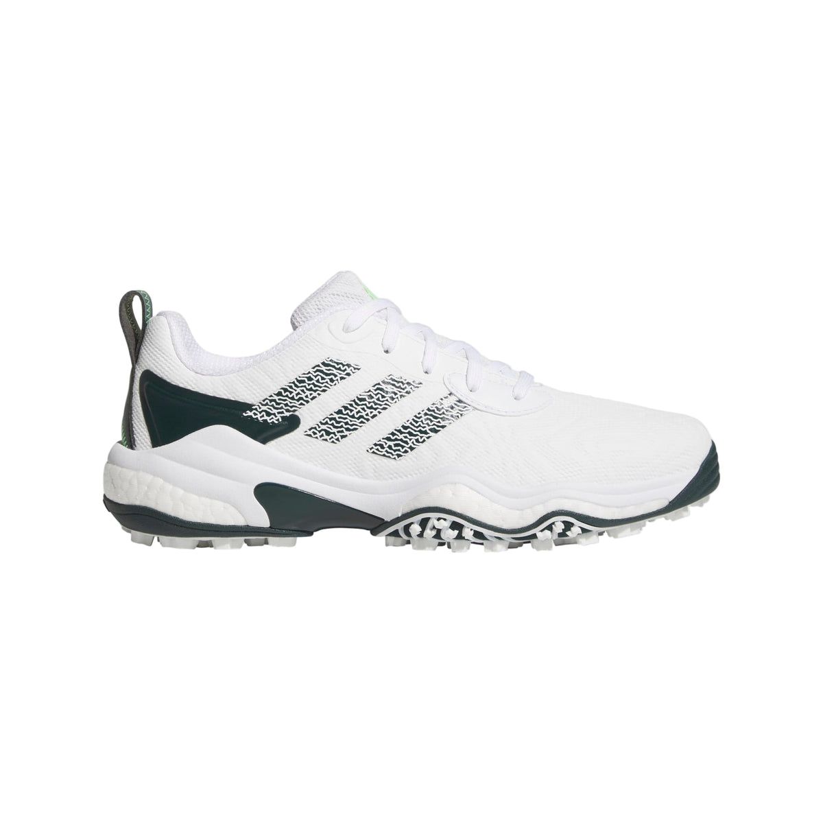[JI416395] Adidas Mens Golf Shoe | Codechaos 25 Spikeless | White - Ivy - Lime (UK9.5)