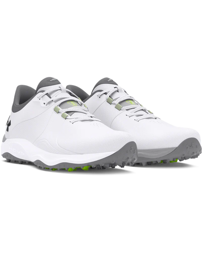 [3026921-100] Under Armour Mens Golf Shoes | Pro SL Wide (White/White, 9)