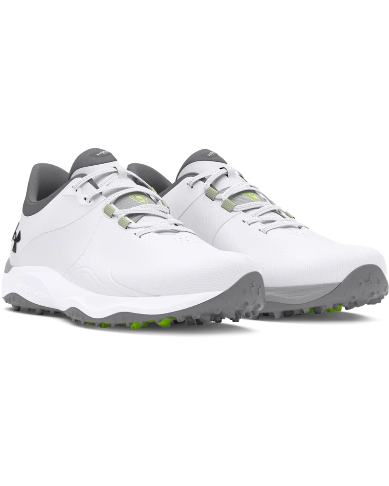 [3026921-100] Under Armour Mens Golf Shoes | Pro SL Wide (White/White, 9)