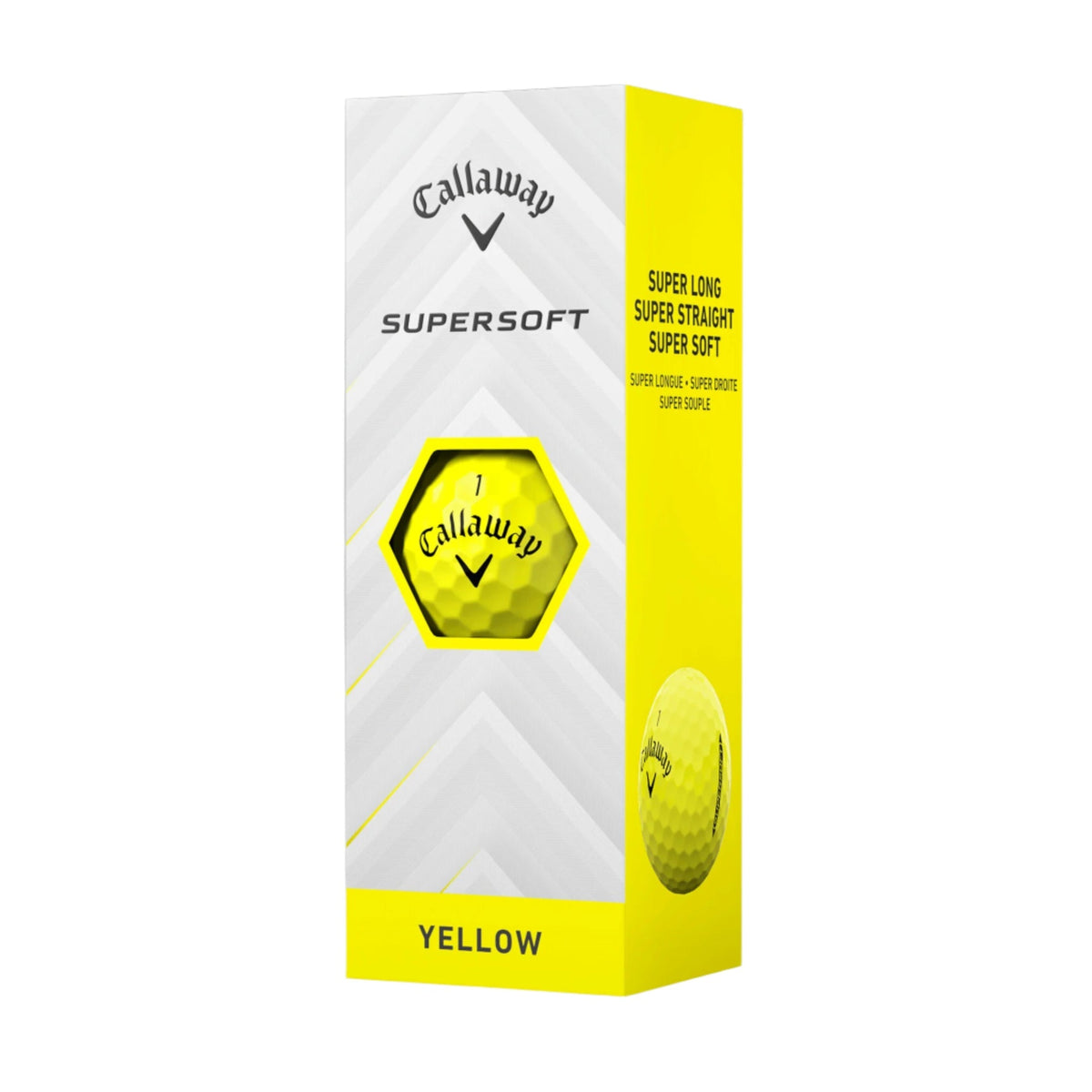 [3001138G] Callaway Golf Balls | Supersoft 25 (Yellow/Sleeve)