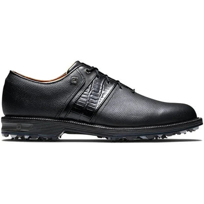 [53924090W] Footjoy Mens Golf Shoes | Premiere Series Packard 29 (Black/Black, 8)