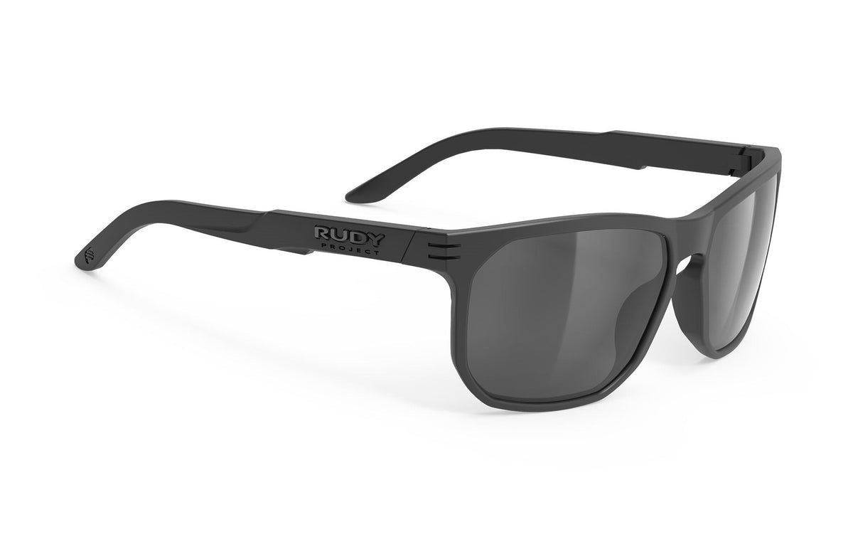 [SP135906-0002] Rudy Project Sunglasses | SOUNDRISE (Soundrise Black Matte - Polar 3FX Grey Laser)