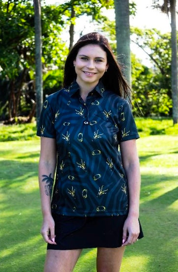 Custom Apparel Womens Golf Shirt | Funky | Springbok | Collectors