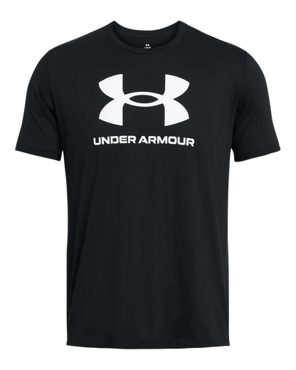 [48323909] Under Armour Mens Golf Shirt | Sportstyle Logo Update LC SS (Black, L)
