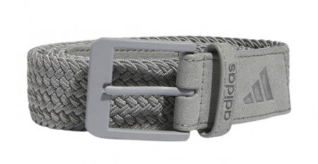 [HZ4311] Adidas Mens Golf Belt | Braided Stretch | Grey (S/M)