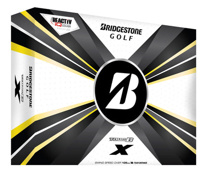 [BG005] Bridgestone Golf Balls | Tour B X (Yellow/Sleeve)
